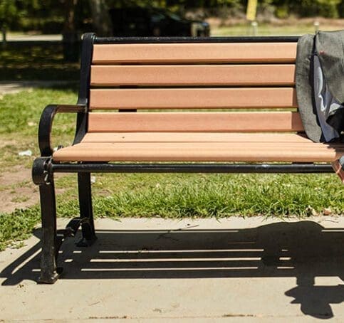 Composite Bench Outdoors