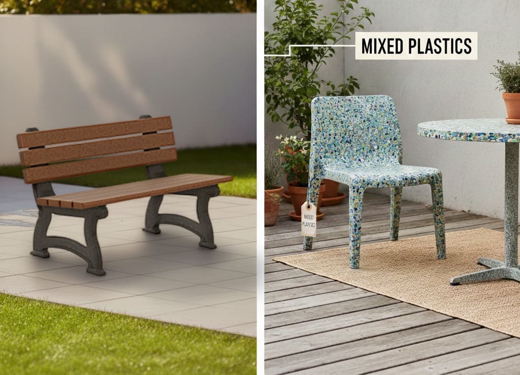 Mono-Resin vs Mixed Plastic Furniture: What’s the Difference